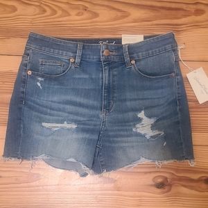 High-Rise Midi Shorts NWT